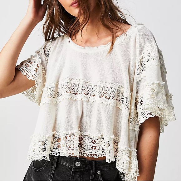 Free People Tops - Free people sweet street top size medium nwt